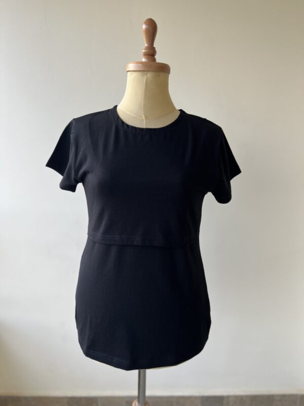 Black nursing t-shirt