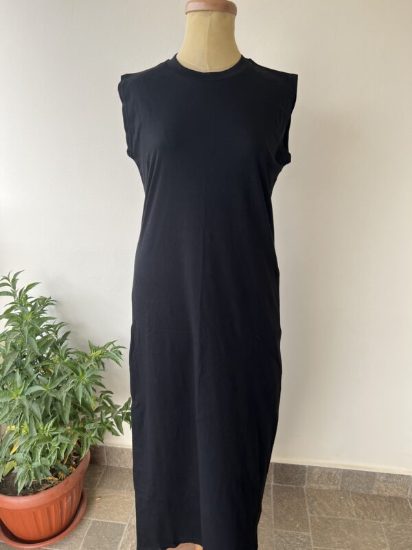 Black sleeveless underdress